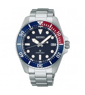 Seiko Prospex Solar Divers Stainless Steel Case, SNE595P1