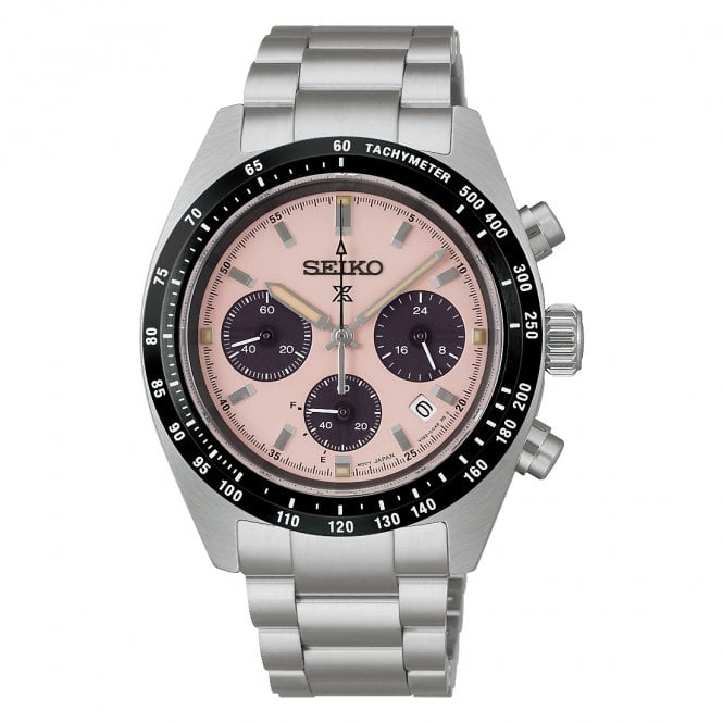 Seiko Prospex Speedtimer Solar 'Youngtimer' Chronograph Stainless Steel Case, SSC963P1