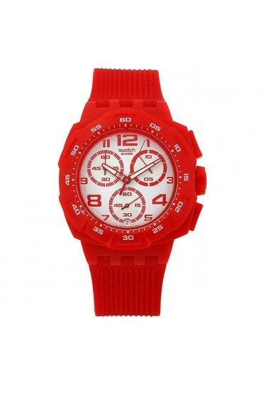 Swatch Hot Chilli Chronograph Watch SUIR400