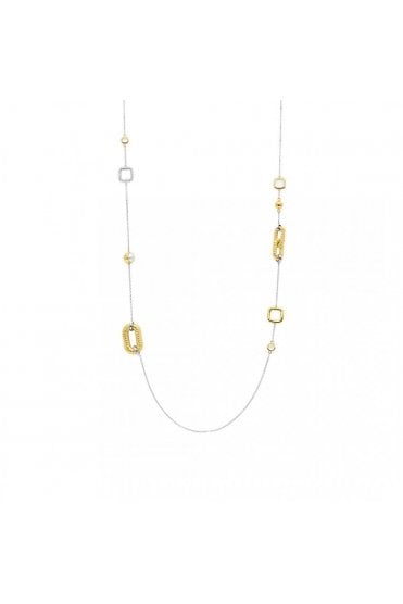 Ti Sento 925 Sterling Silver Necklace  18ct Yellow Gold Plated, 34045ZY/80