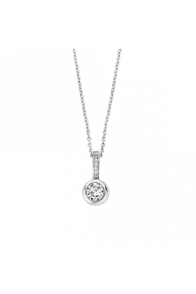 Ti Sento - Milano Ti Sento 925 Sterling Silver Necklace Rhodium Plated, 6739ZI