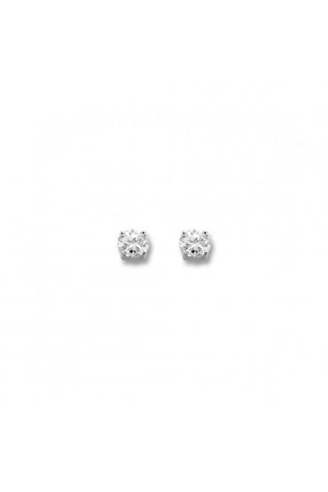 Ti Sento 925 Sterling Silver Stud Earrings Rhodium Plated, 7319ZI