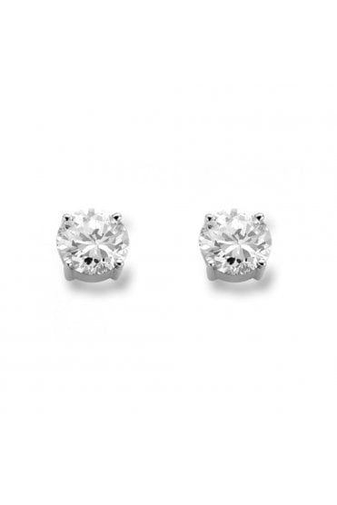 Ti Sento 925 Sterling Silver Stud Earrings Rhodium Plated, 7321ZI