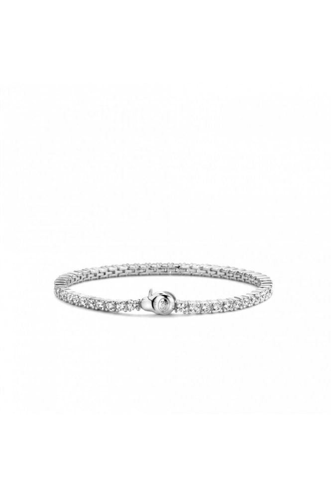 Ti Sento - Milano Ti Sento 925 Sterling Silver Tennis Bracelet Cubic Zirconia, 2951ZI