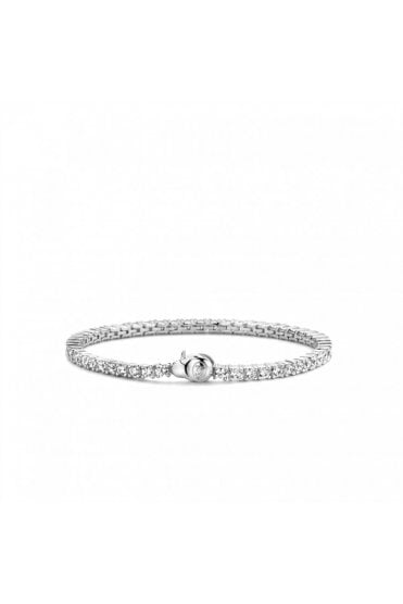 Ti Sento 925 Sterling Silver Tennis Bracelet Cubic Zirconia, 2951ZI