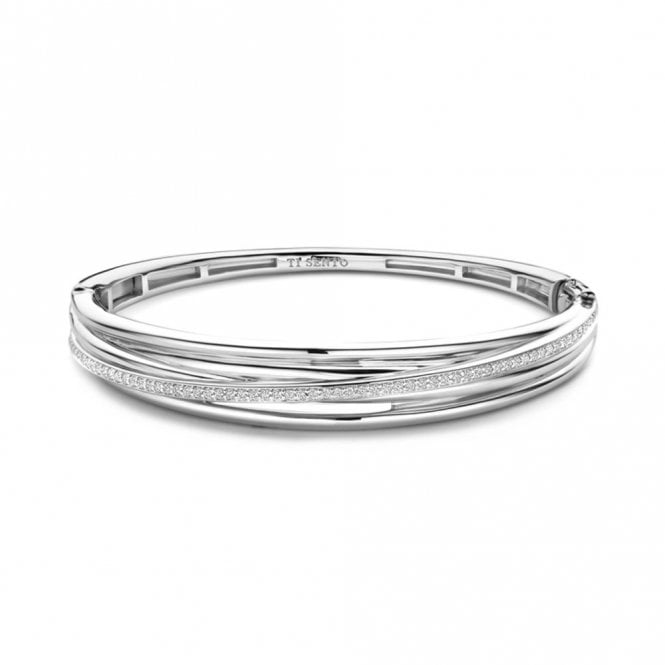 Ti Sento - Milano Ti Sento Bangle 925 Sterling Silver, 23046ZI