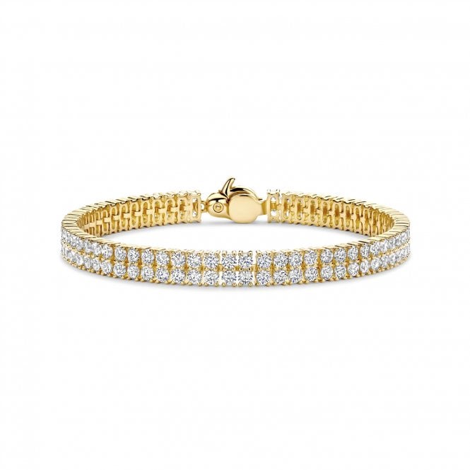Ti Sento - Milano Ti Sento Double Row Tennis Bracelet 925 Sterling Silver, 23067ZY