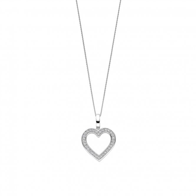 Ti Sento - Milano Ti Sento Heart Necklace 925 Sterling Silver, 6859ZI