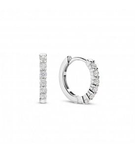 Ti Sento Hoop Earrings  925 Sterling Silver, 7957ZI