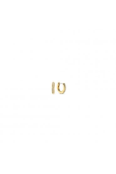 Ti Sento Milano Yellow Gold Plated, Silver Hoop Earrings, 7811ZY