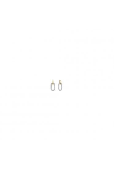 Ti Sento Milano Yellow Gold & Silver Drop Earrings 925 Sterling Silver, 7844ZY