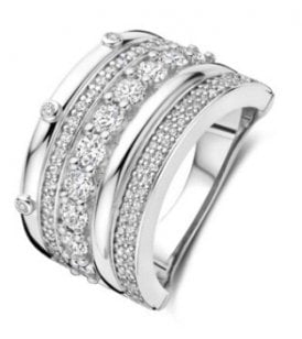 Ti Sento Ring  925 Sterling Silver, 12396ZI/58