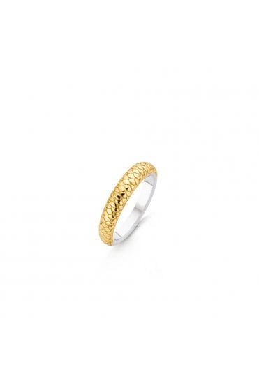 Ti Sento Ring  925 Sterling Silver & 18ct Yellow Gold Plated  12164SY/56