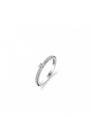 Ti Sento Ring, 925 Sterling Silver  UK Ring Size: Q 1869ZI/58