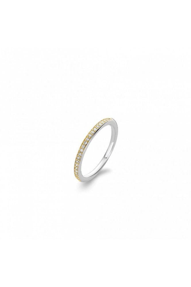 Ti Sento - Milano Ti Sento Ring 925 Sterling Silver, Yellow Gold Plated 1923ZY/56