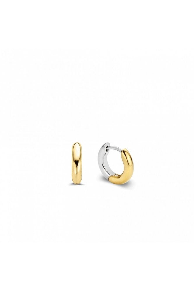 Ti Sento - Milano Ti Sento Two Tone Hoop Earrings 925 Sterling Silver, 7210SY