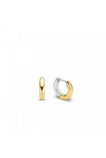 Ti Sento Two Tone Hoop Earrings  925 Sterling Silver, 7210SY