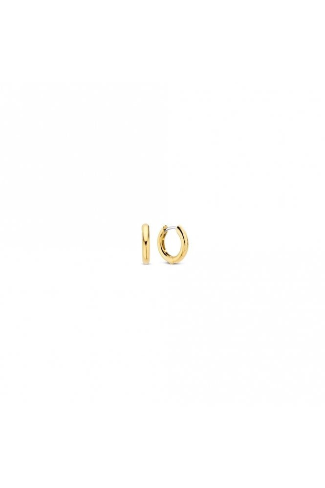Ti Sento - Milano Ti Sento Yellow Gold Plated & Silver Hoop Earrings 925 Sterling Silver, 7812YS