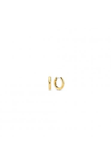 Ti Sento Yellow Gold Plated & Silver Hoop Earrings 925 Sterling Silver, 7812YS
