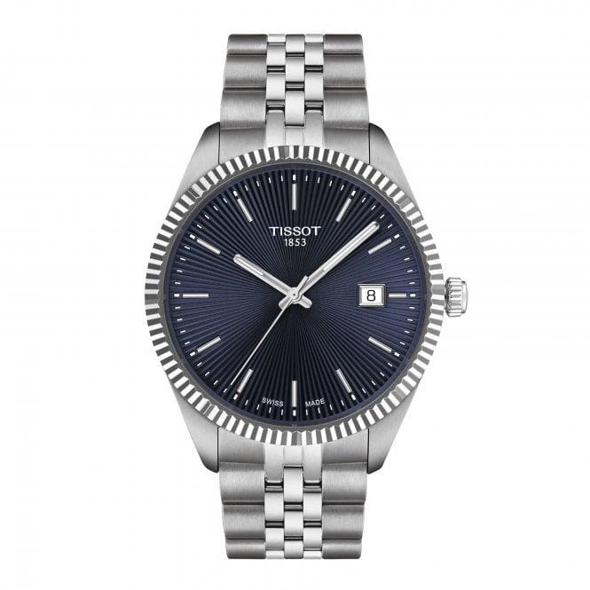 Tissot Ballade Blue Dial Quartz Watch Stainless Steel Case, T1564101104100