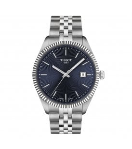 Tissot Ballade Blue Dial Quartz Watch Stainless Steel Case, T1564101104100
