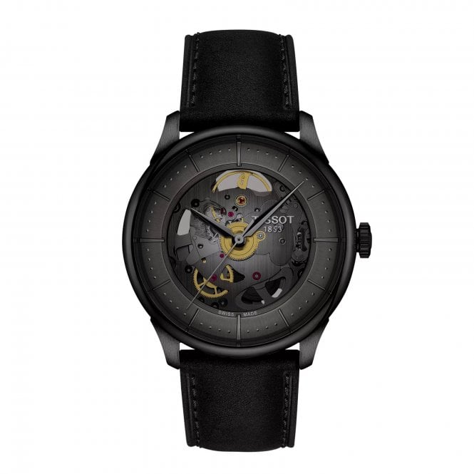 Tissot Chemin Des Tourelles Skeleton Watch T1398363644100