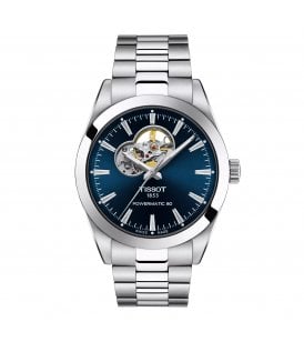 Tissot Gentleman Powermatic 80 Open Heart Stainless Steel Case, T1274071104101