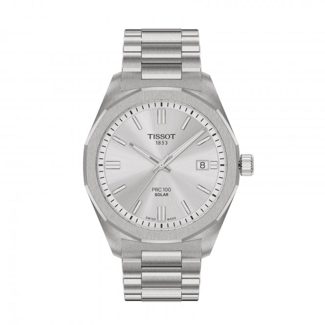 Tissot PRC 100 Solar Quartz Stainless Steel Case, T1514221103100