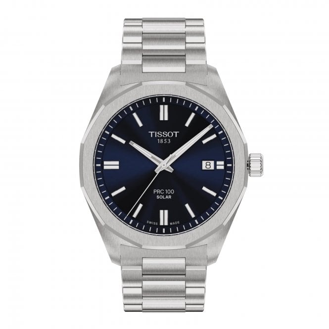 Tissot PRC 100 Solar Quartz Stainless Steel Case, T1514221104100