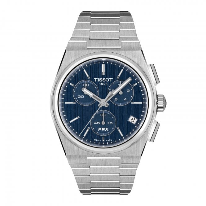 Tissot PRX Chronograph Quartz Stainless Steel Case, T1374171104100