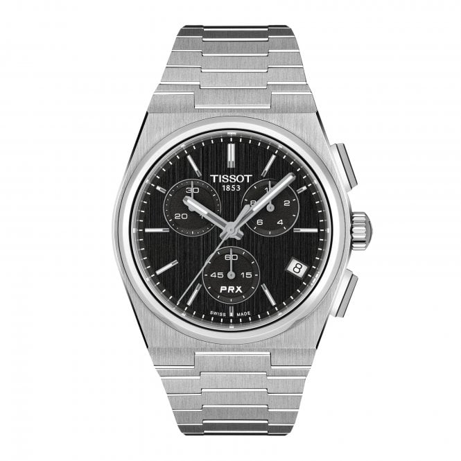 Tissot PRX Chronograph Quartz Stainless Steel Case, T1374171105100