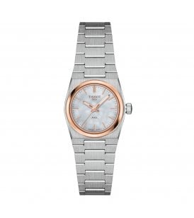 Tissot PRX Stainless Steel Case with Rose Gold PVD coating, T1370102111100