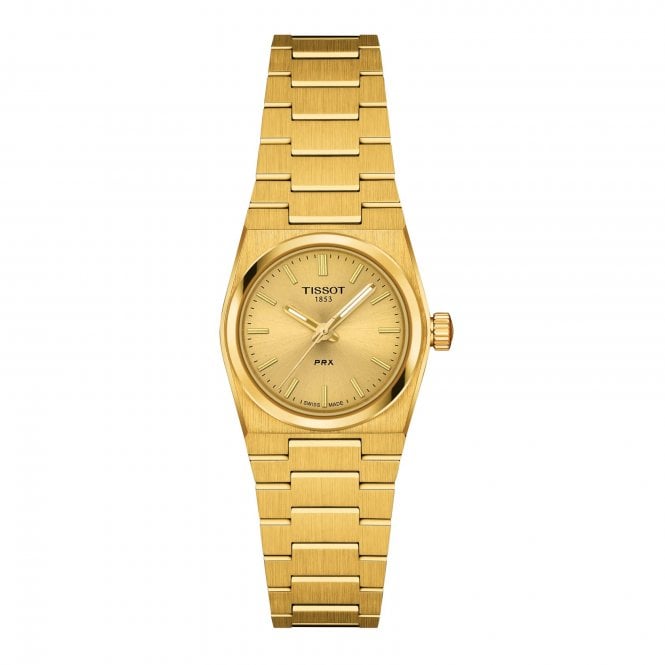 Tissot PRX Stainless Steel Case with Yellow Gold PVD coating, T1370103302100