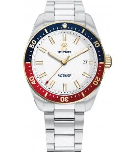 Tommy Hilfiger TH85 Automatic Watch Two Tone Stainless Steel Case, 1710551